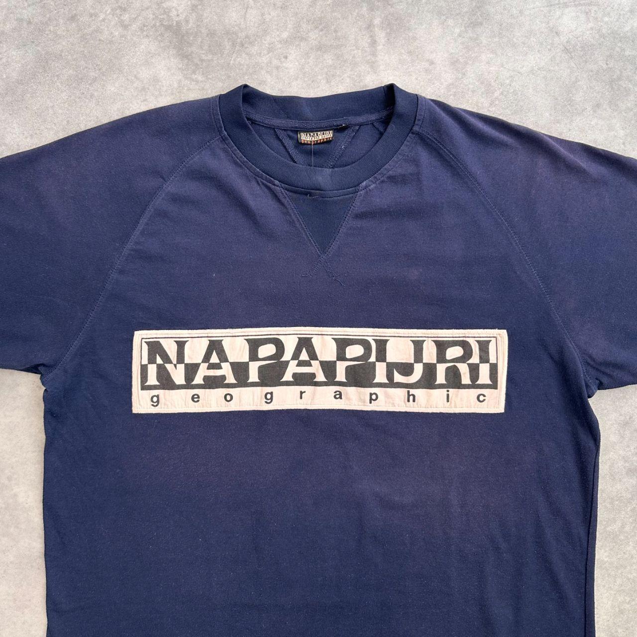 VTG Napapijri Spell out Logo T-shirt