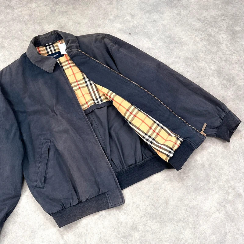 Vintage Burberry bomber jacket