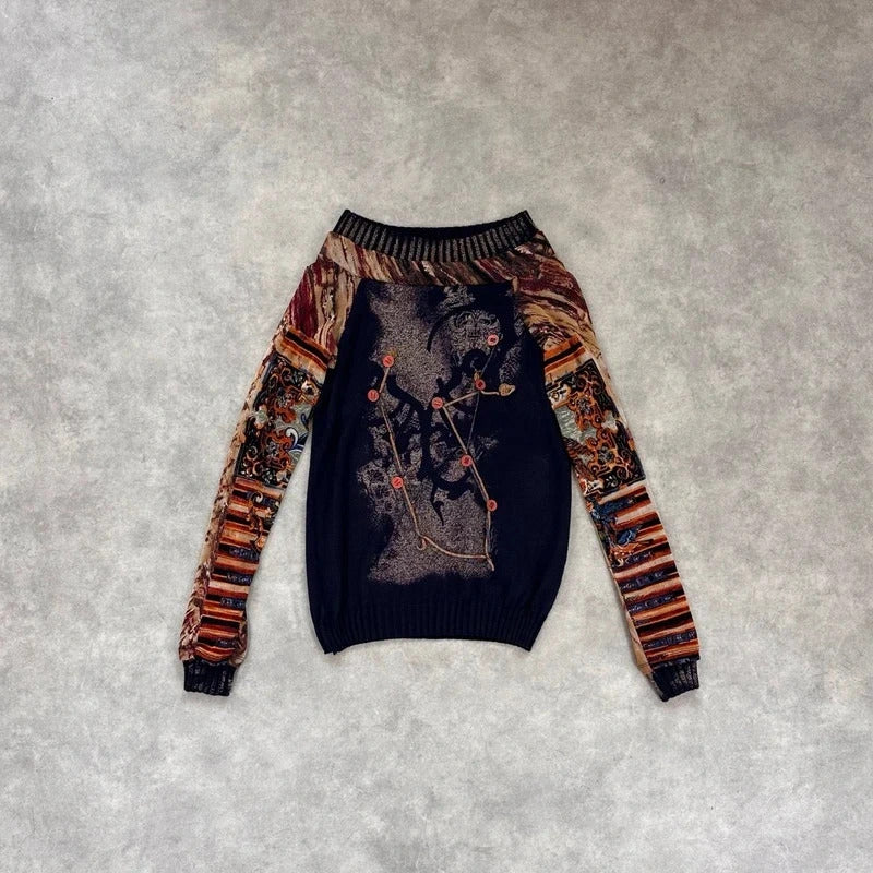 Save The Queen Print Top