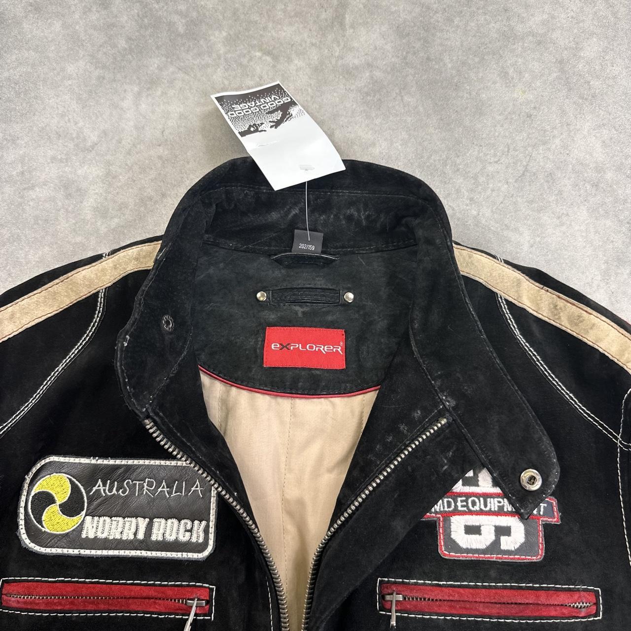leather racer jacket