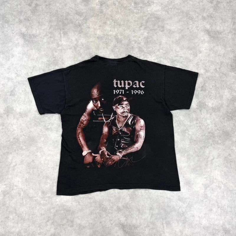Vintage 2pac Tupac print t-shirt