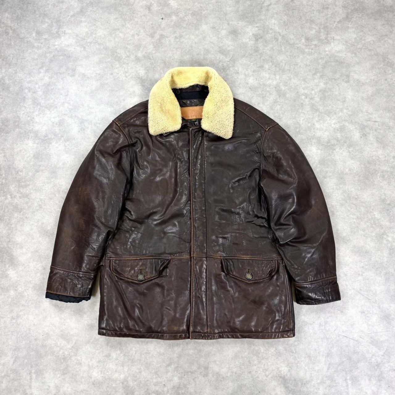 Timberland leather coat