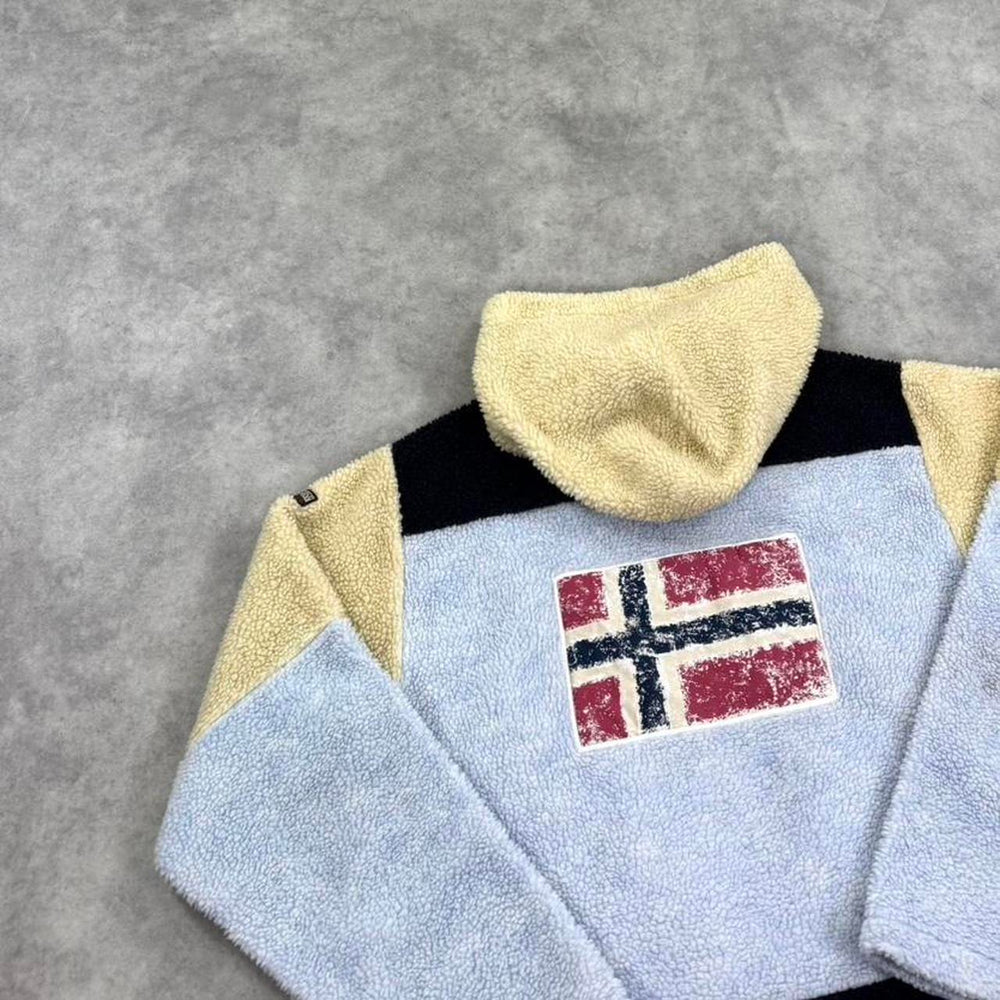 Vintage Napapijri fleece hoodie