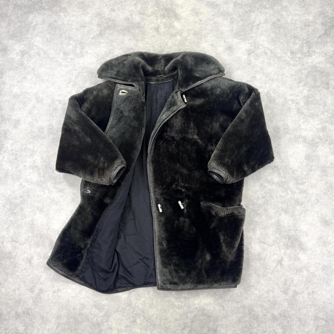 Vintage 80s Gianni Versace teddy bear fur coat