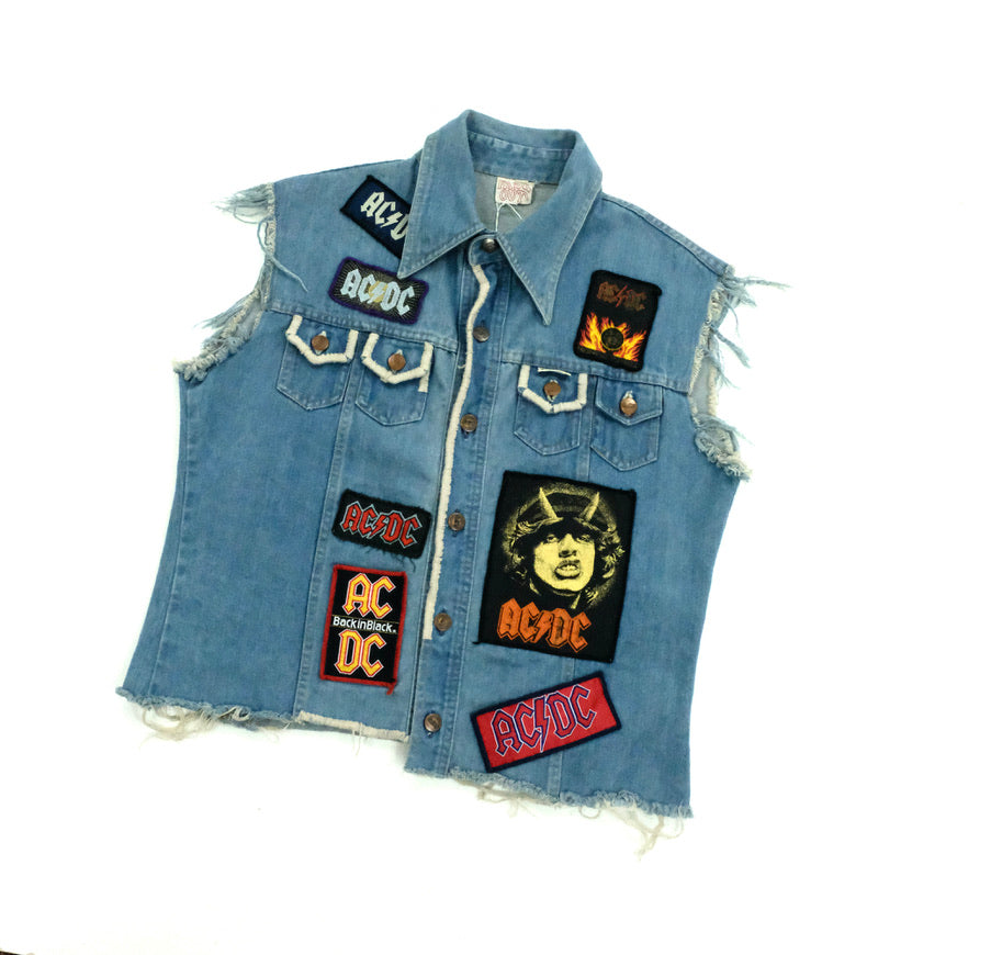 AC/DC Denim Vest