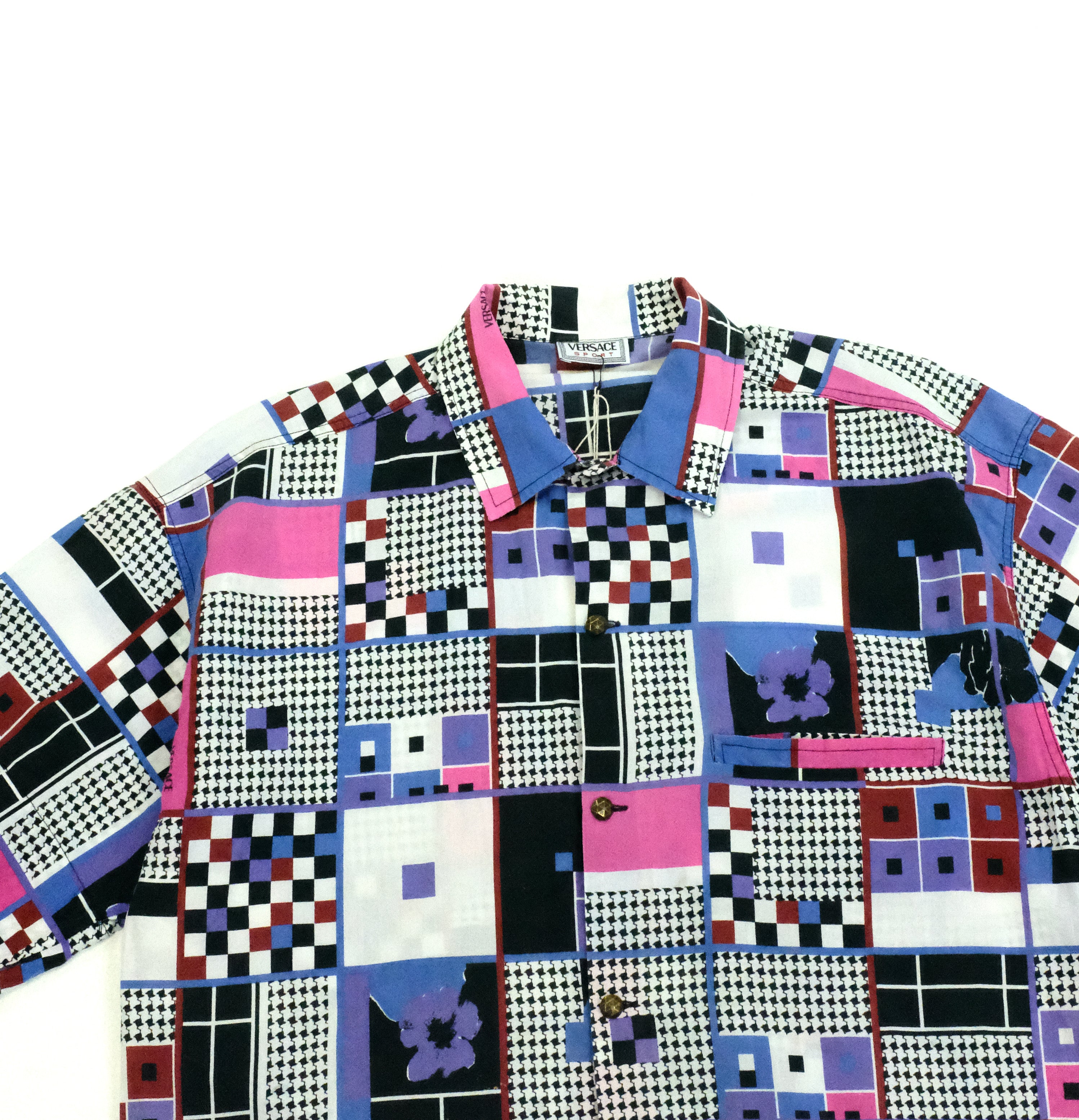 Vintage 90s Versace abstract shirt