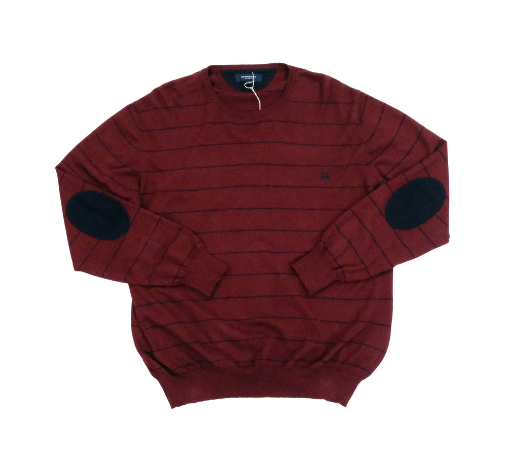 Vintage Burberry burgundy jumper