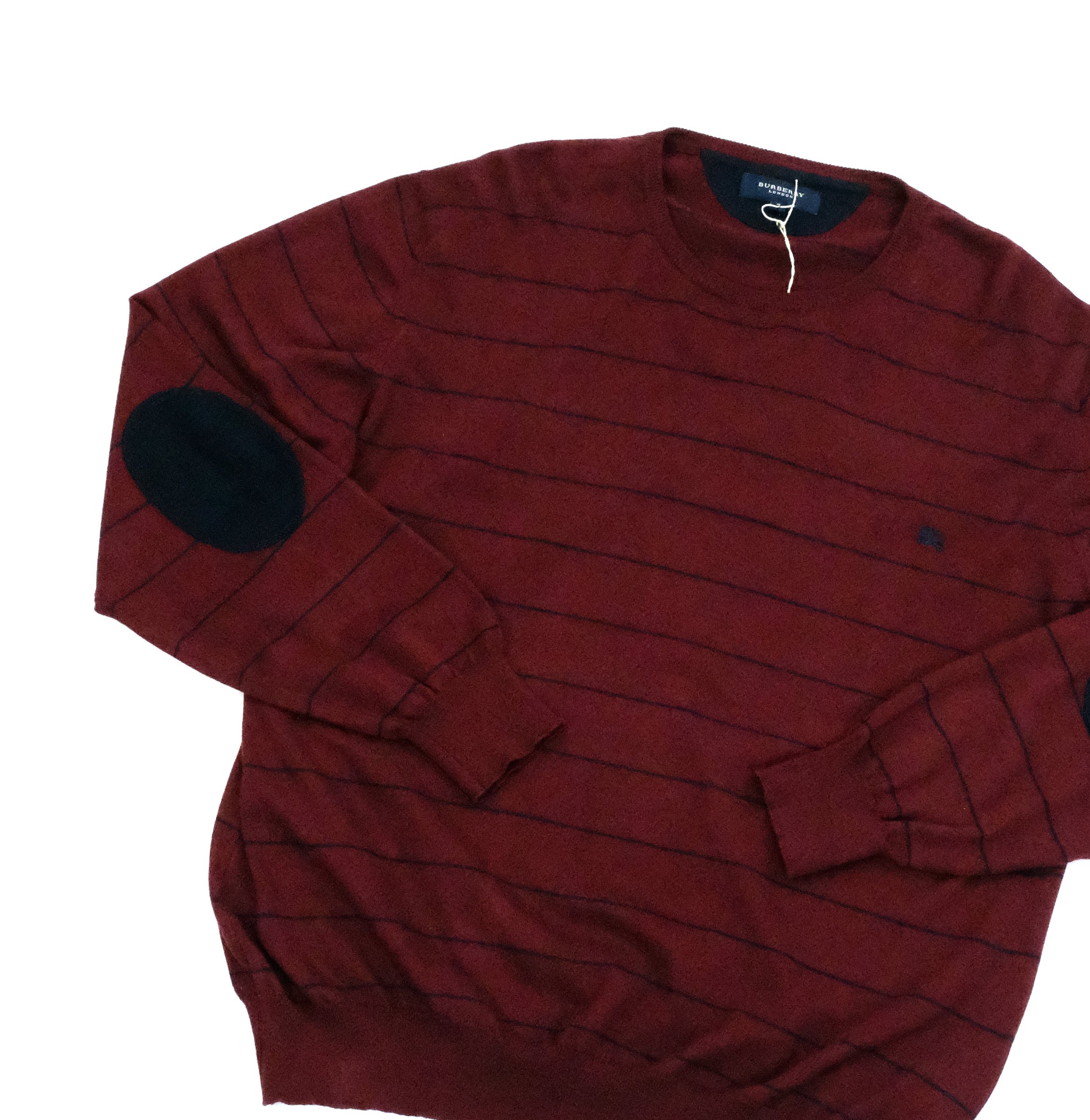 Vintage Burberry burgundy jumper