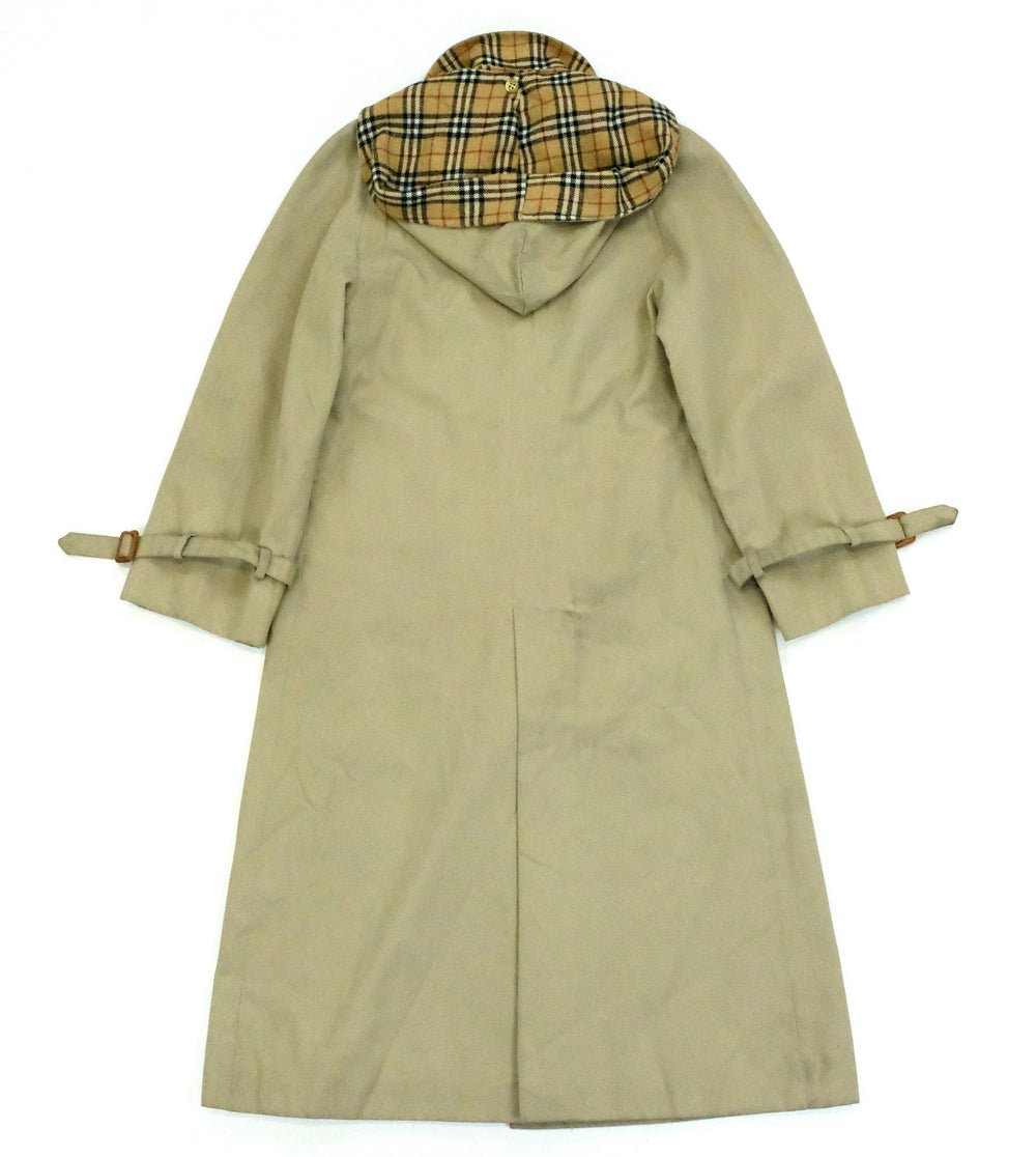 Vintage Burberry 1960s hooded trench coat