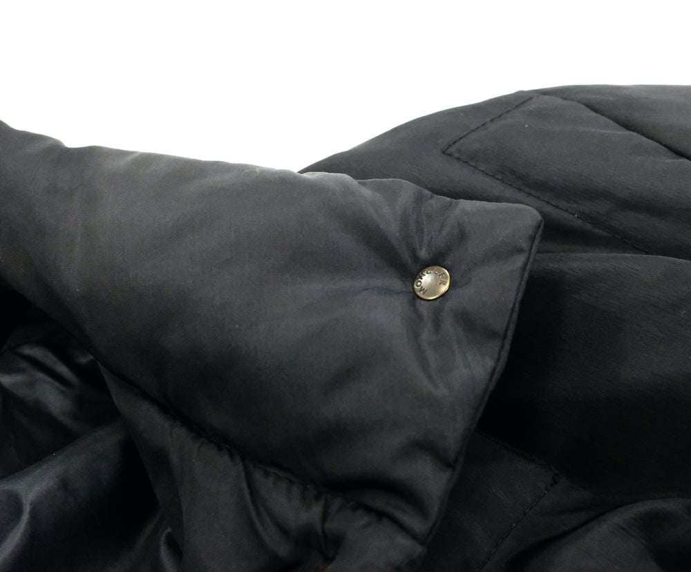 Moncler black puffer jacket