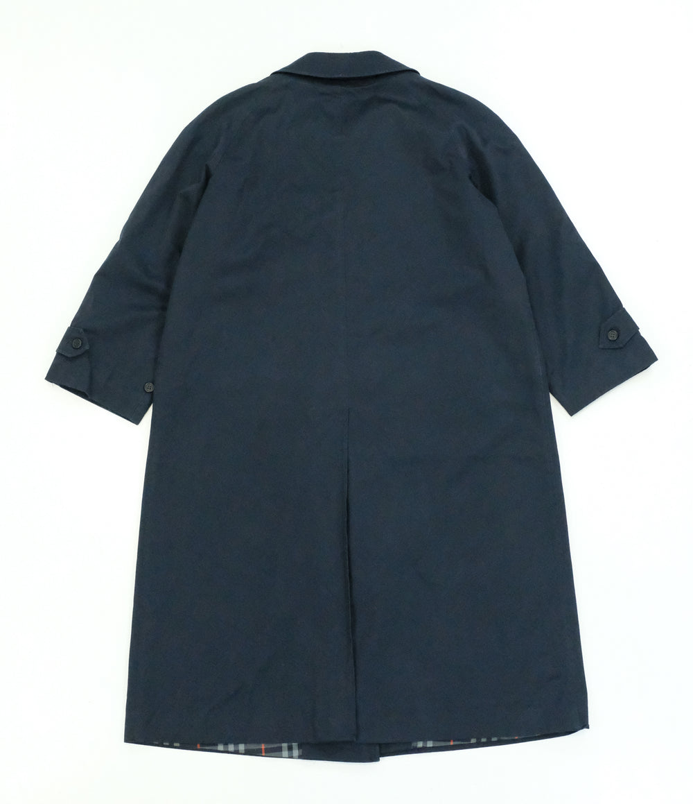 Vintage Burberry navy trench coat