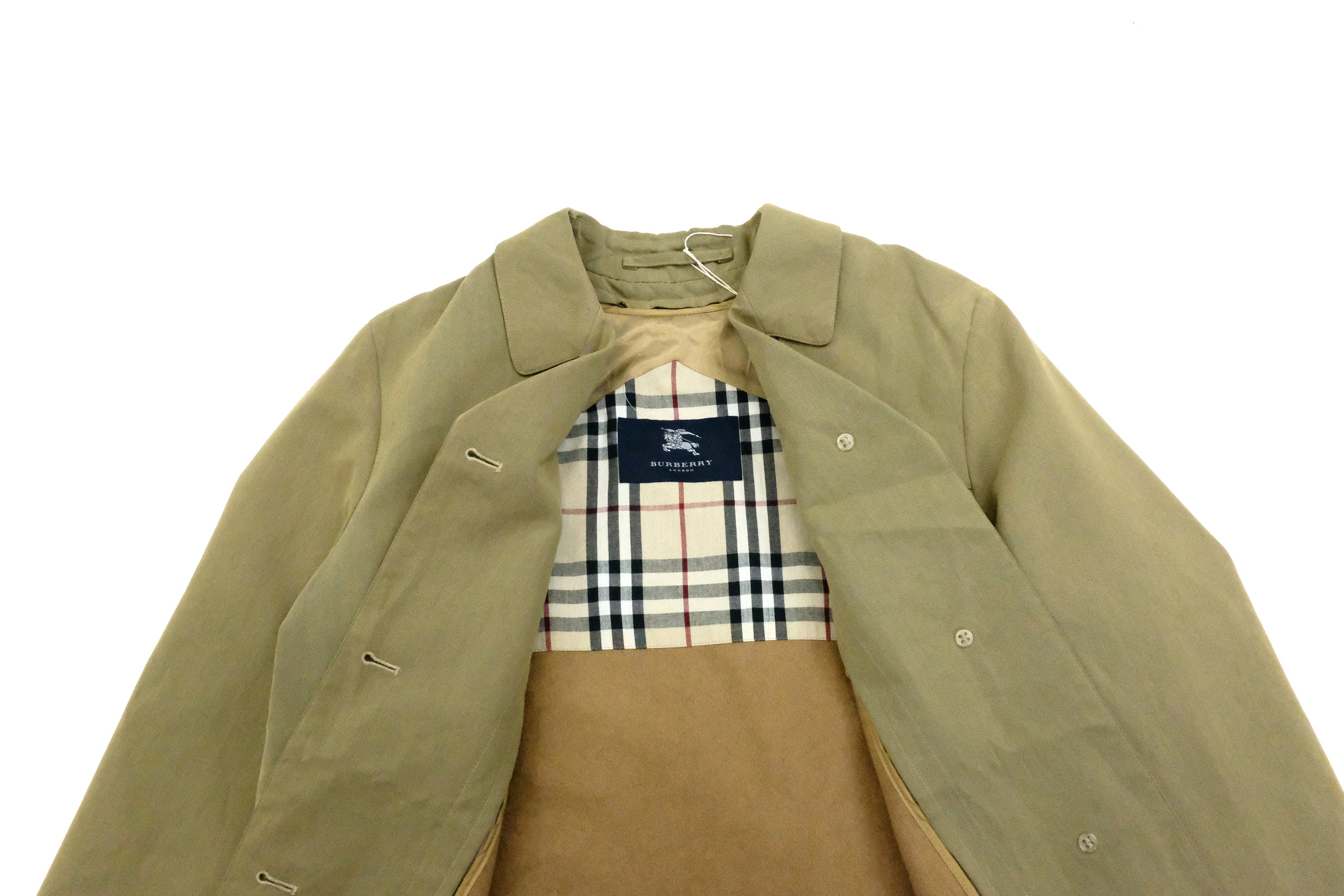 Vintage Burberry camel trench coat