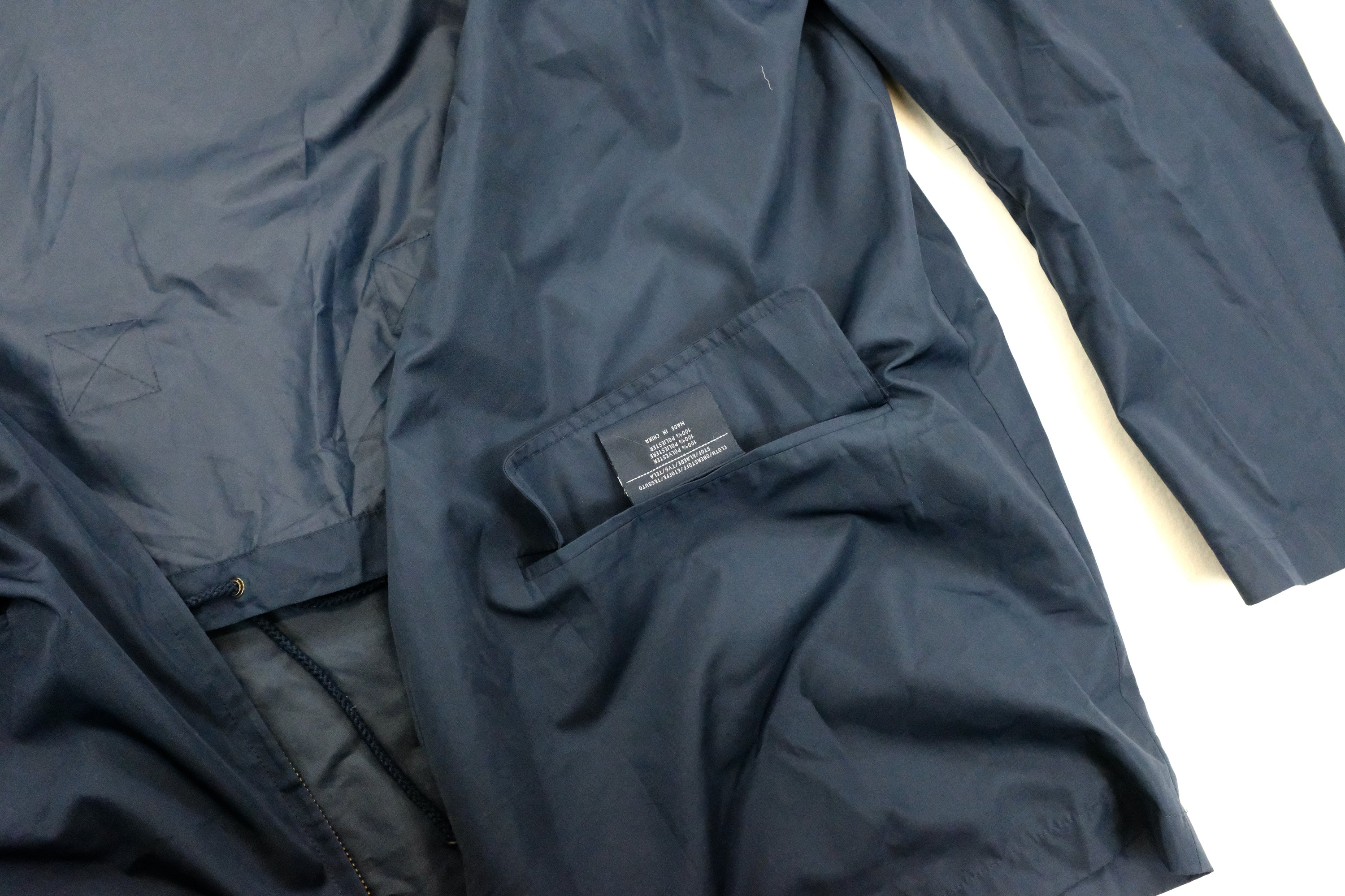 Lightweight navy tech jacket