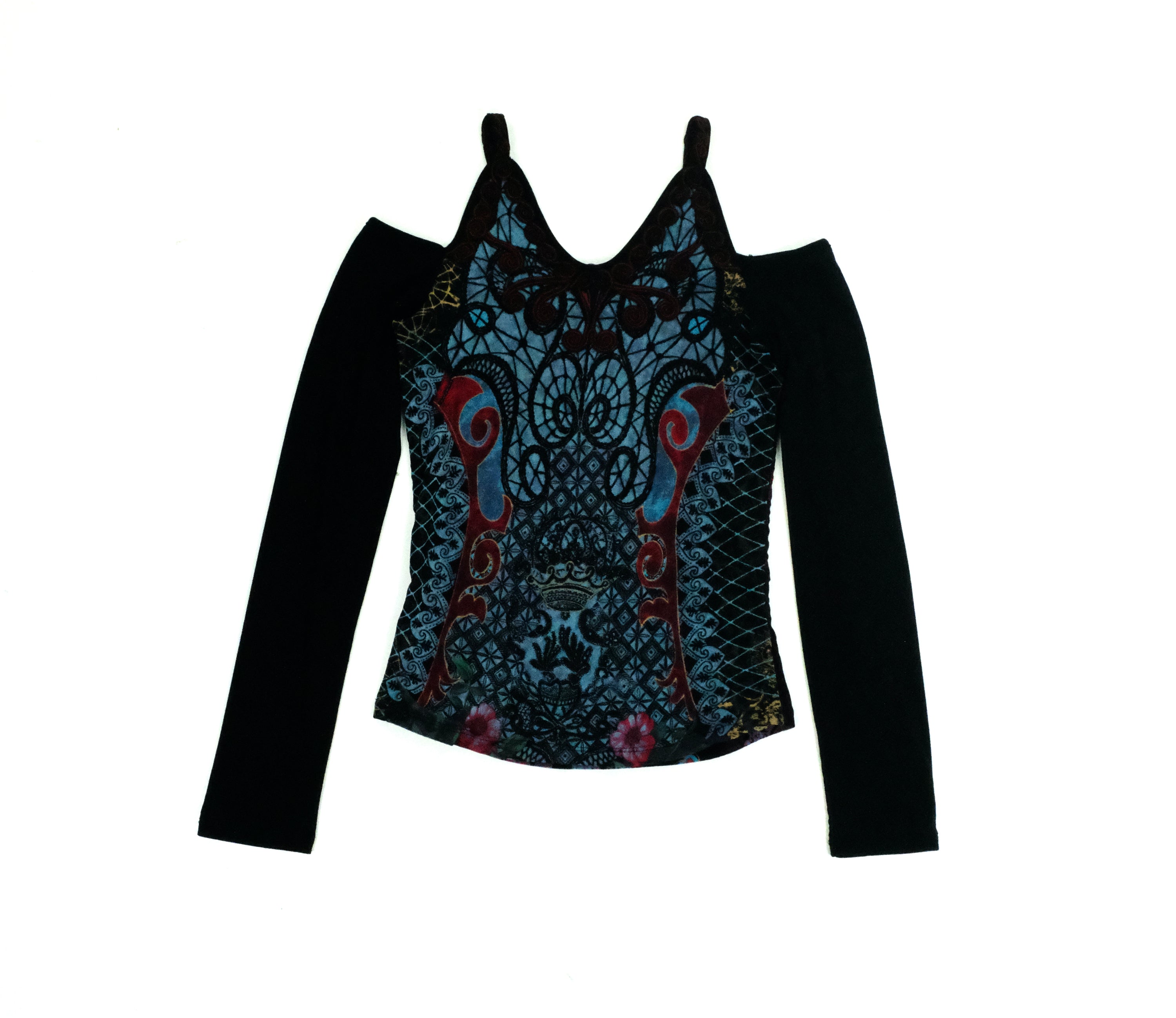 Save The Queen Mesh top