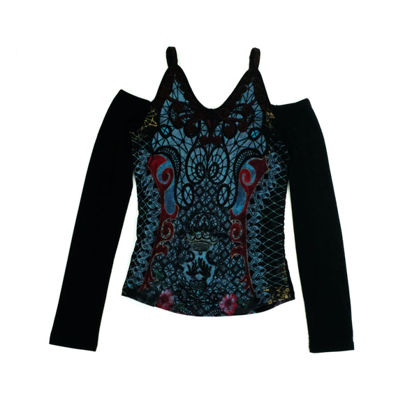 Save The Queen Mesh top