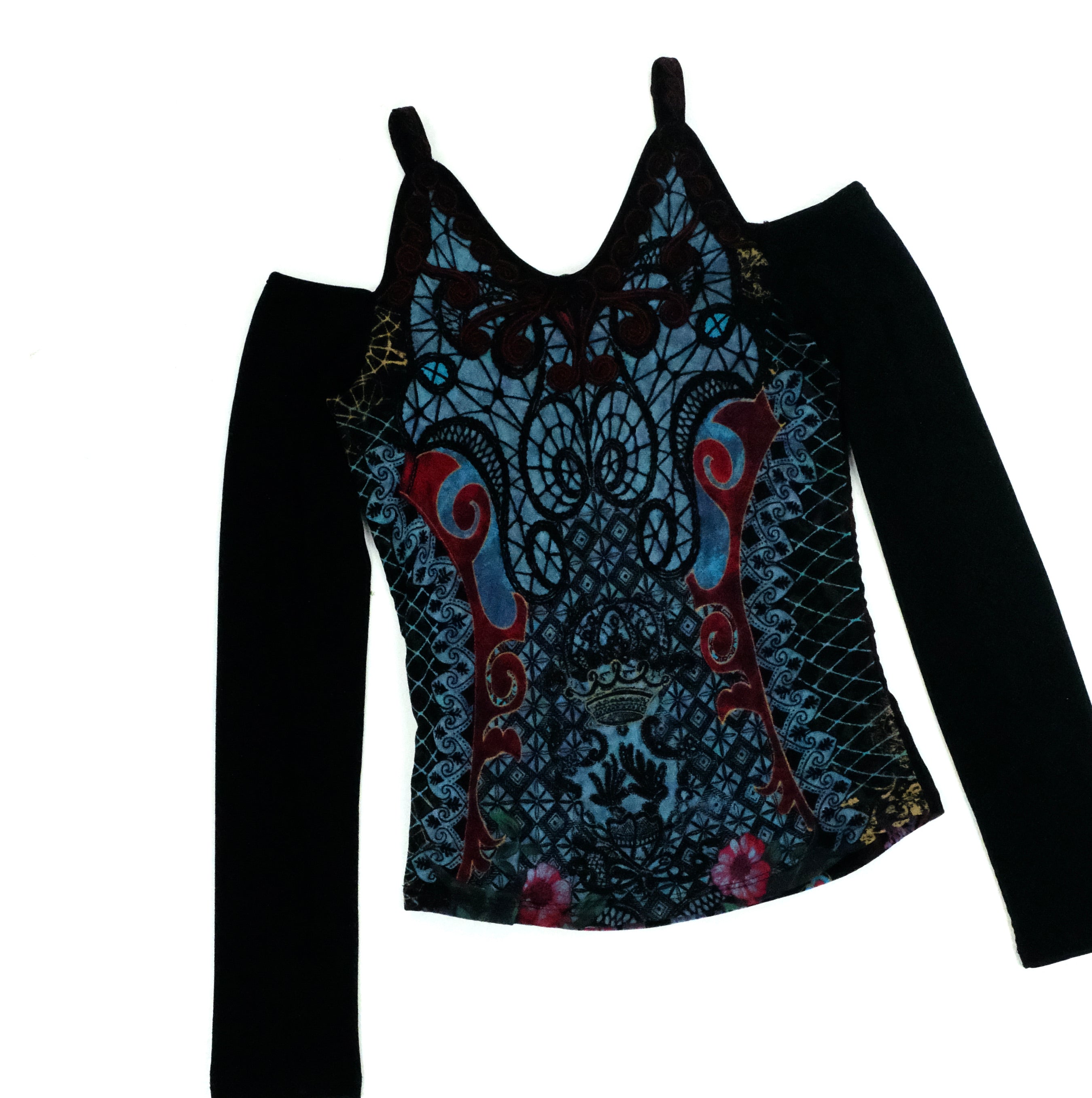 Save The Queen Mesh top