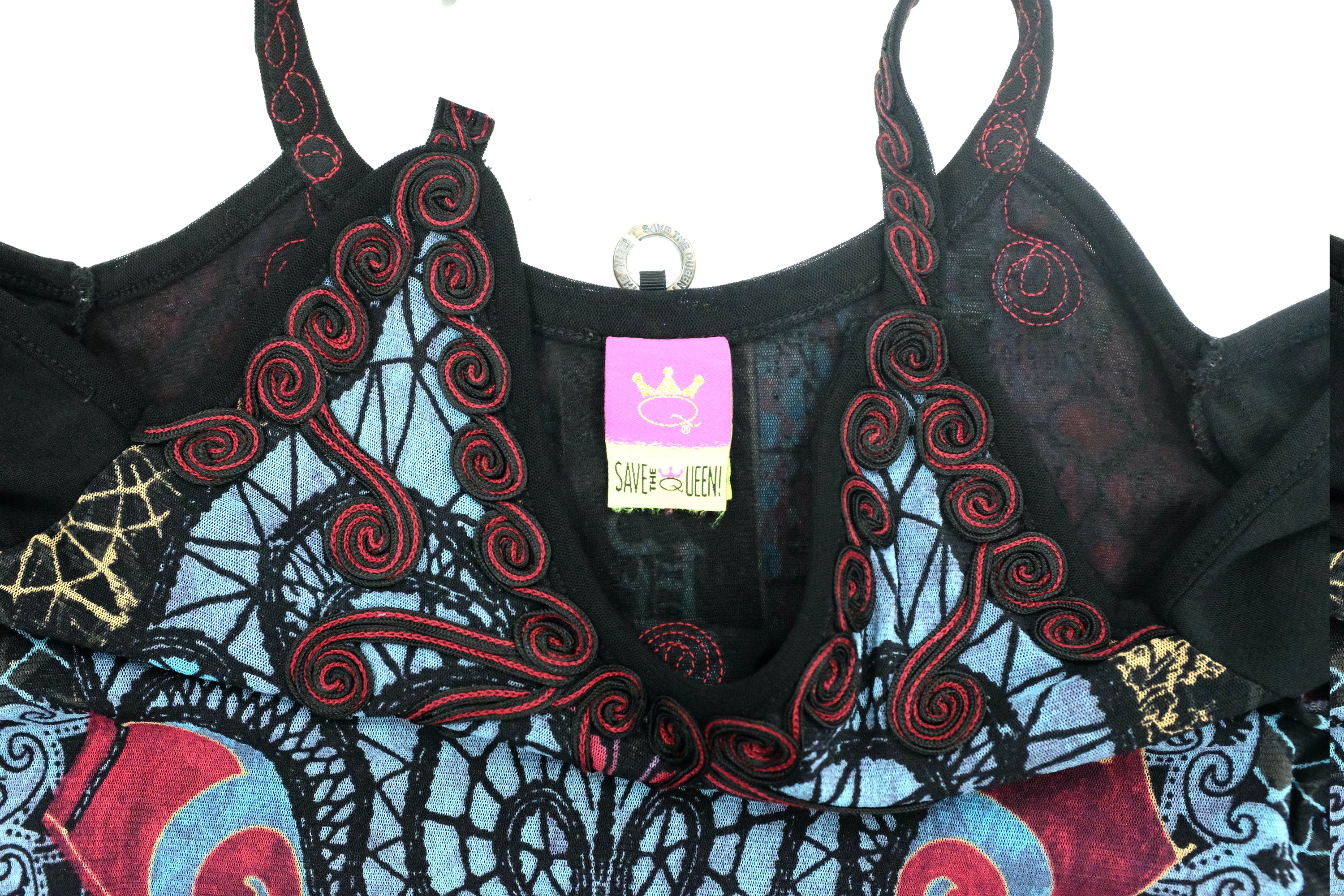 Save The Queen Mesh top