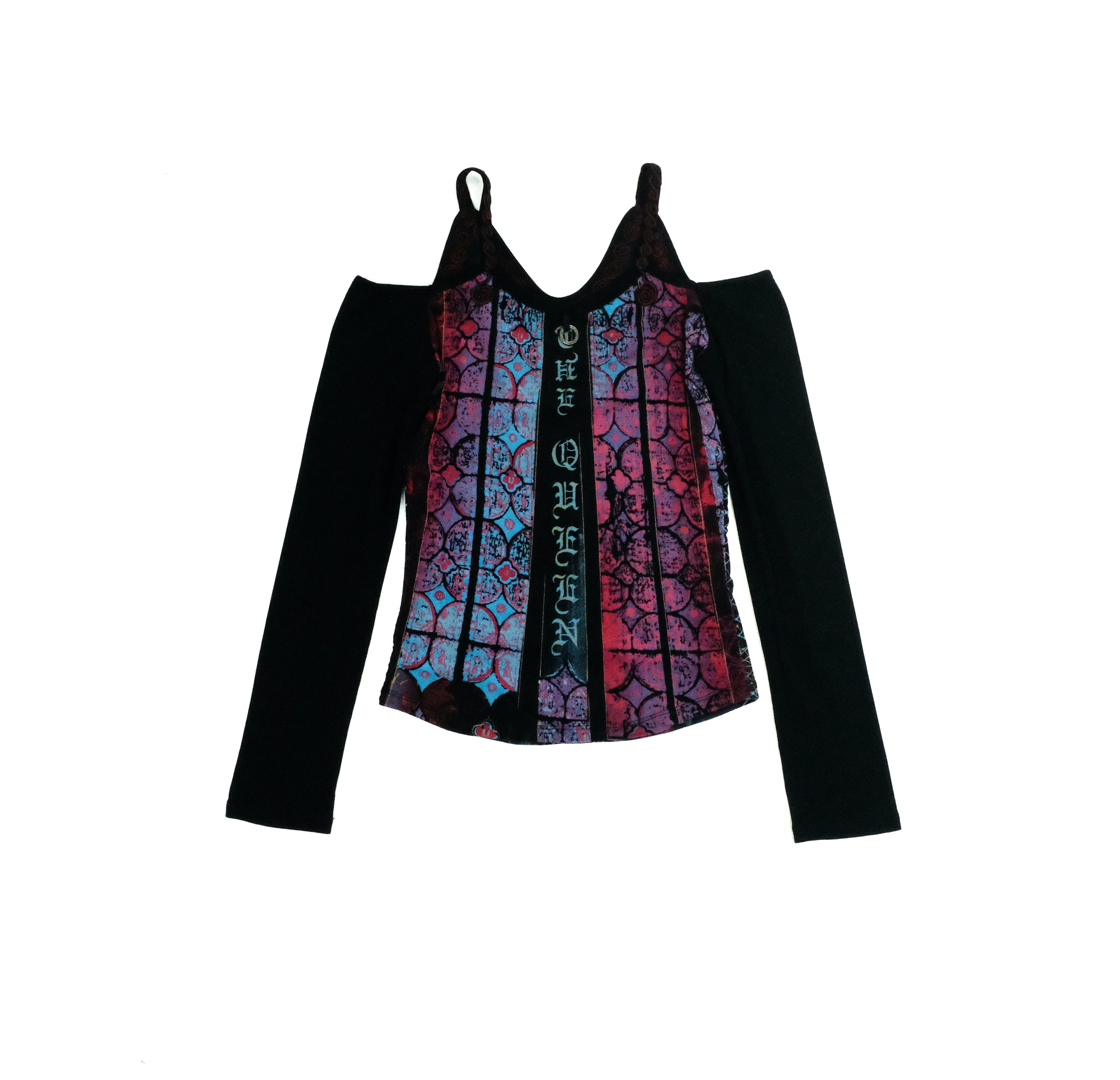 Save The Queen Mesh top