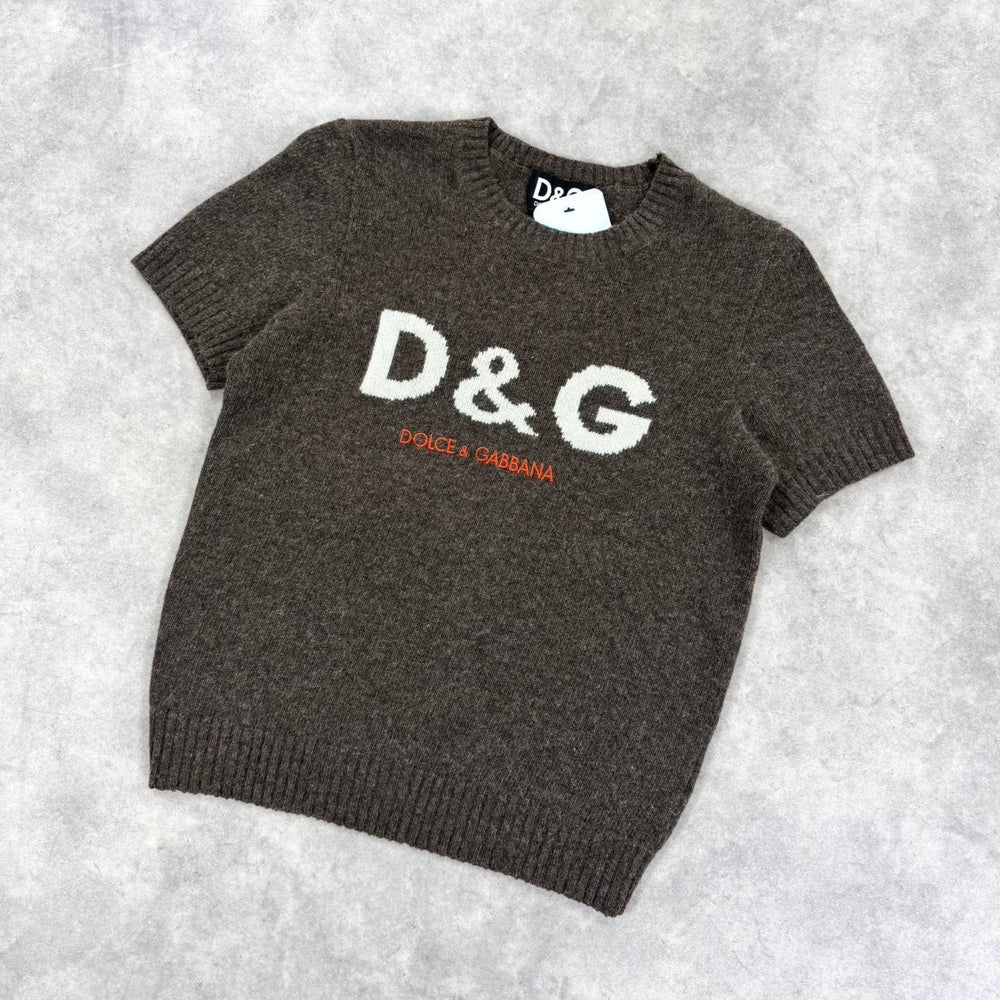Vintage Dolce & Gabbana spell out knit