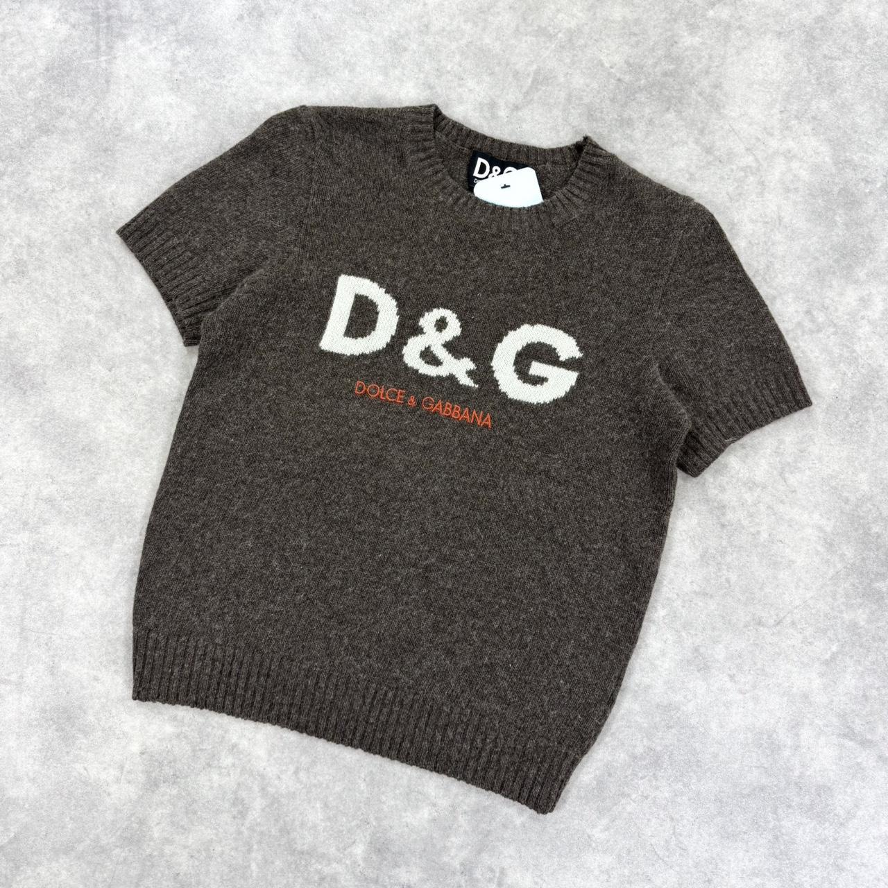 Vintage Dolce & Gabbana spell out knit