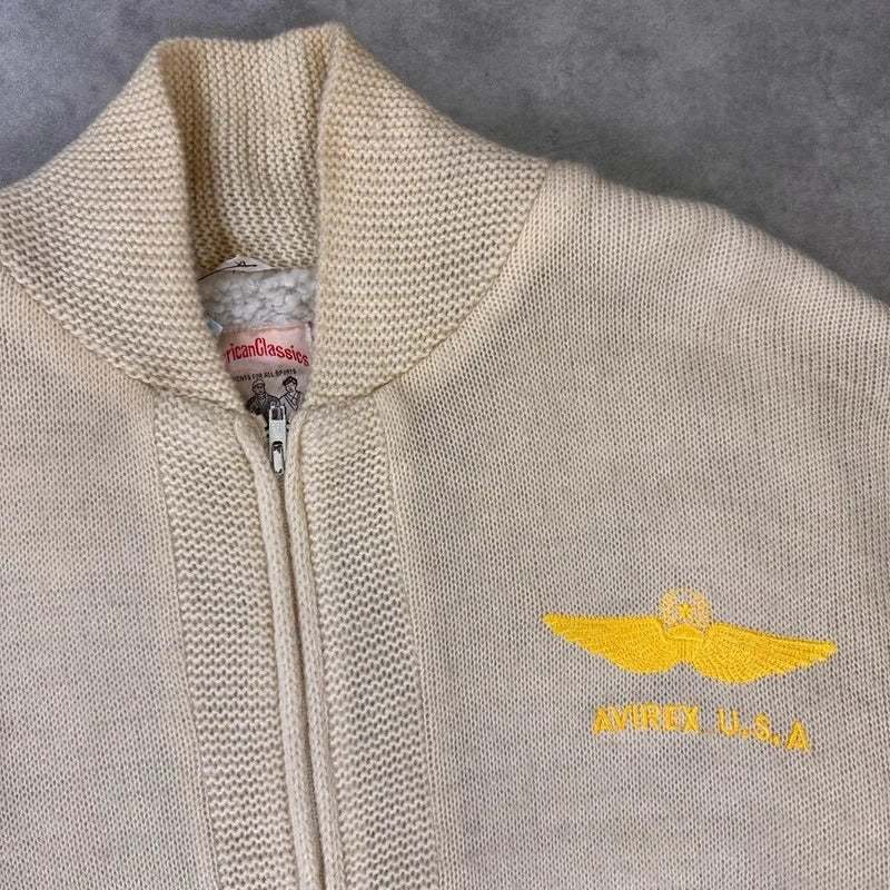 Vintage Avirex knit jacket