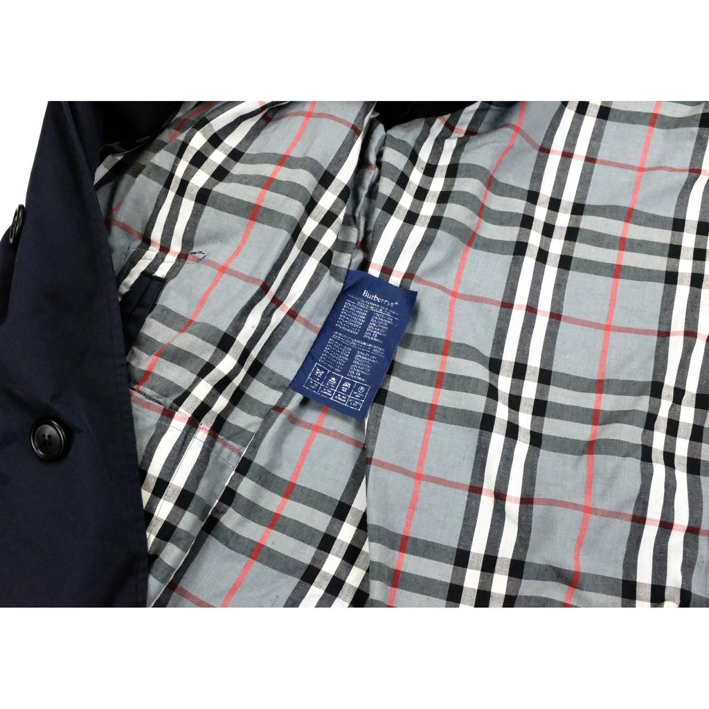 Burberry 90s Navy Trenchcoat