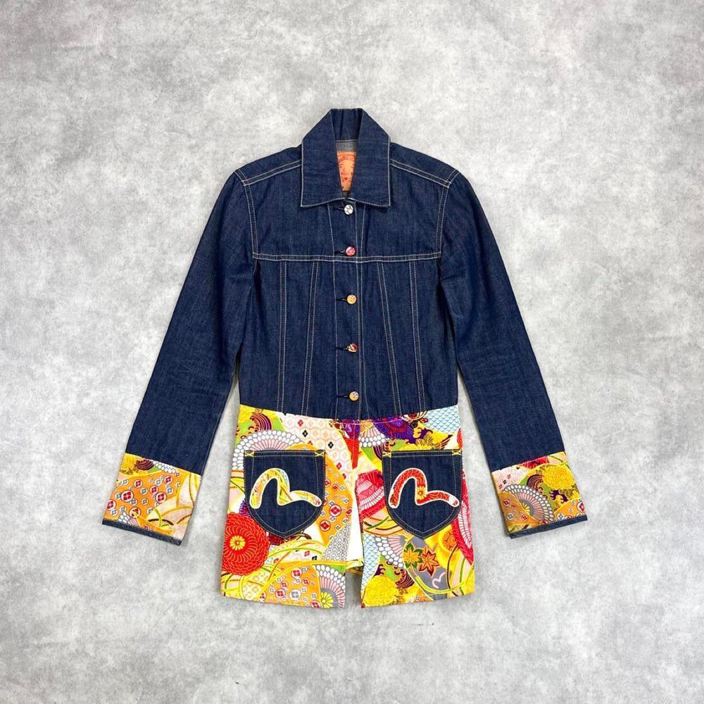 Evisu denim coat
