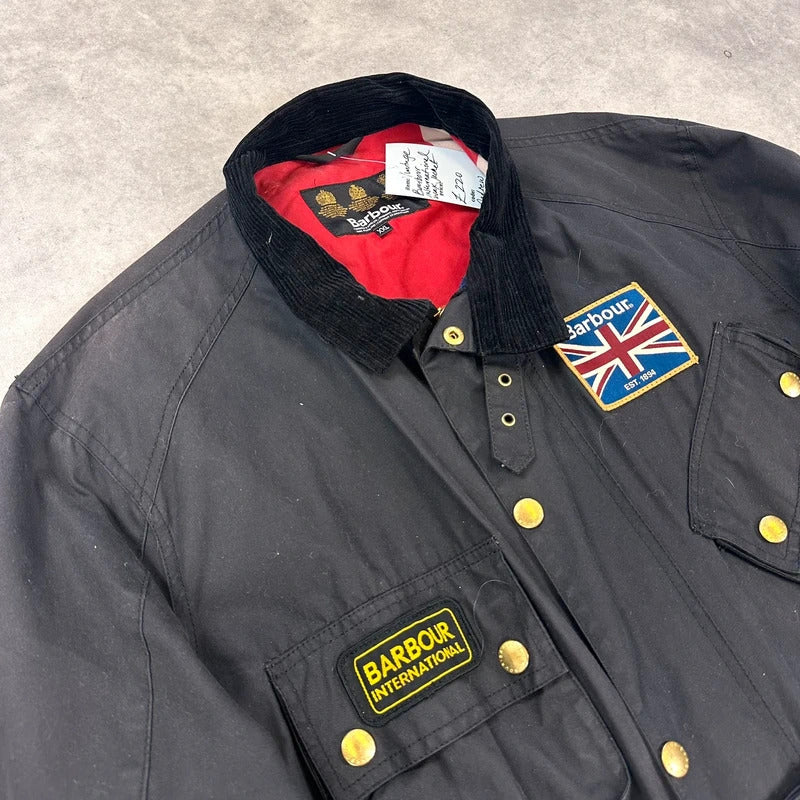 Barbour International wax cotton jacket