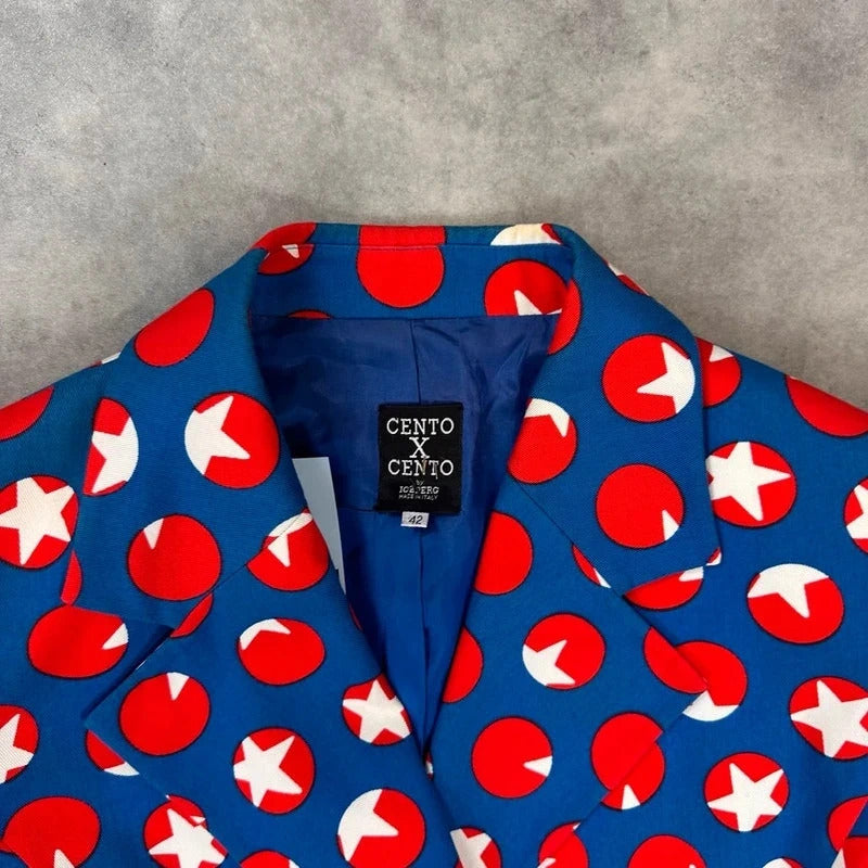 Cento iceberg pop art blazer