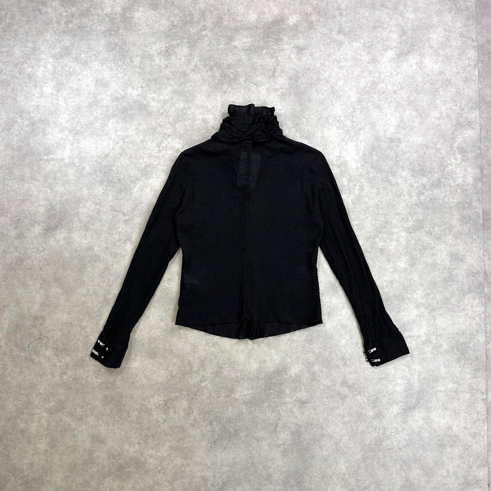 Armani ruffle women’s button up