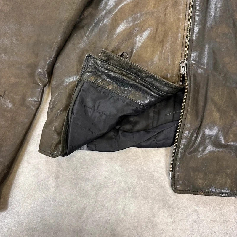 Armani Jeans lambskin jacket