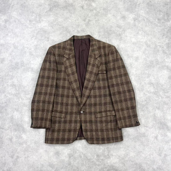 Vintage Gianni Versace check blazer