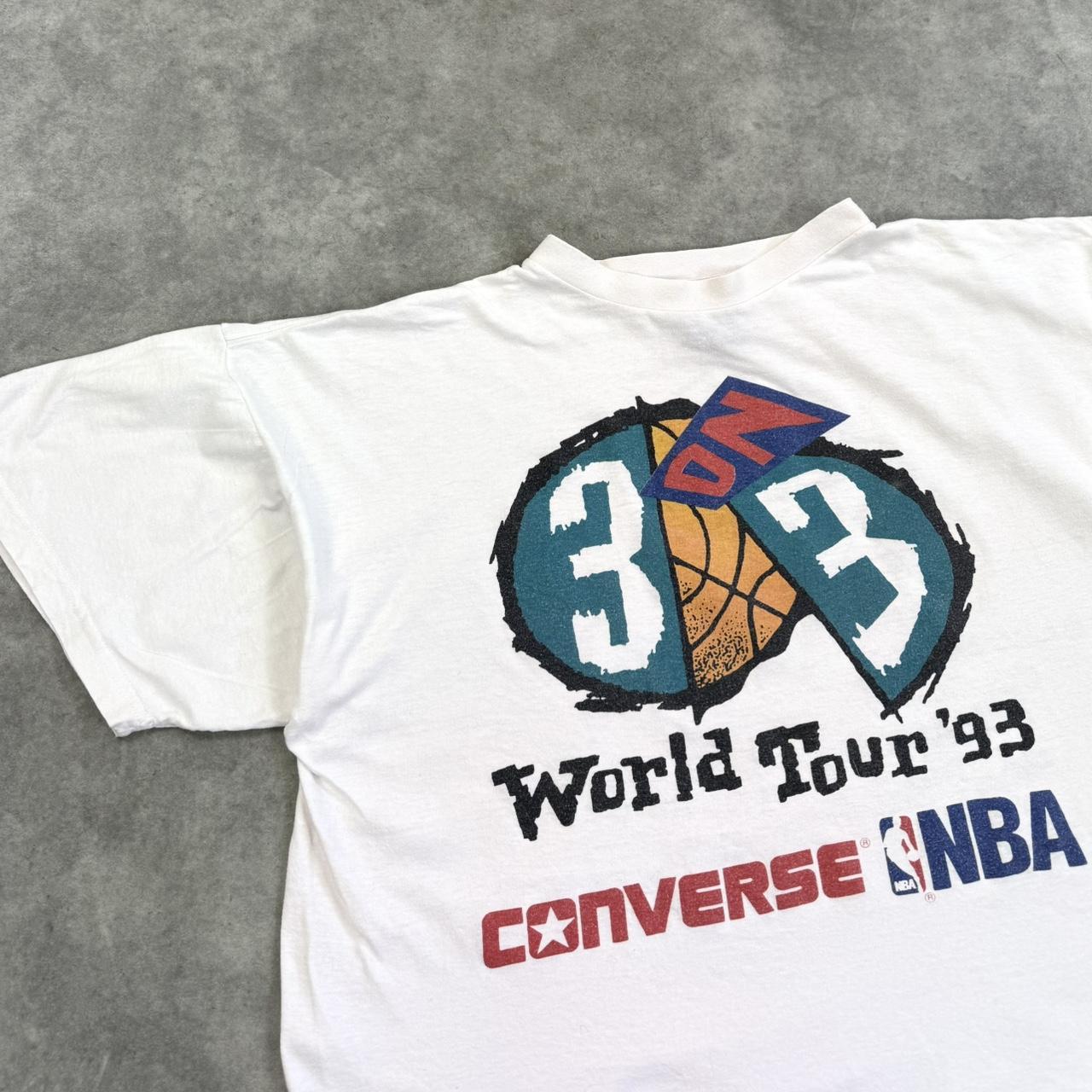 Vintage Converse NFL world tour t-shirt