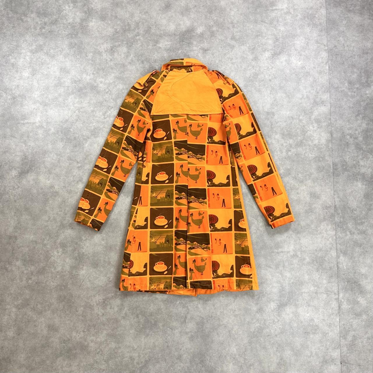 Custo Barcelona orange trench coat