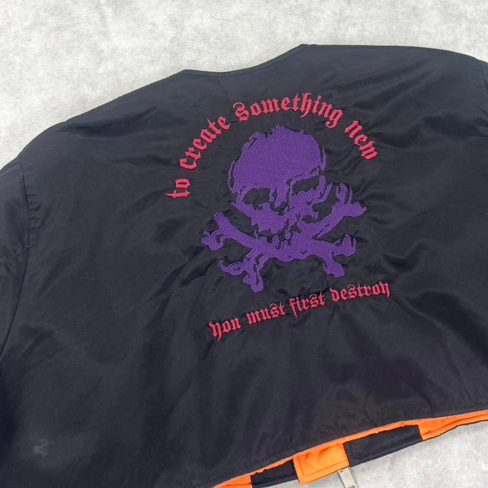 Ben Taverniti Unravel Project cropped bomber jacket