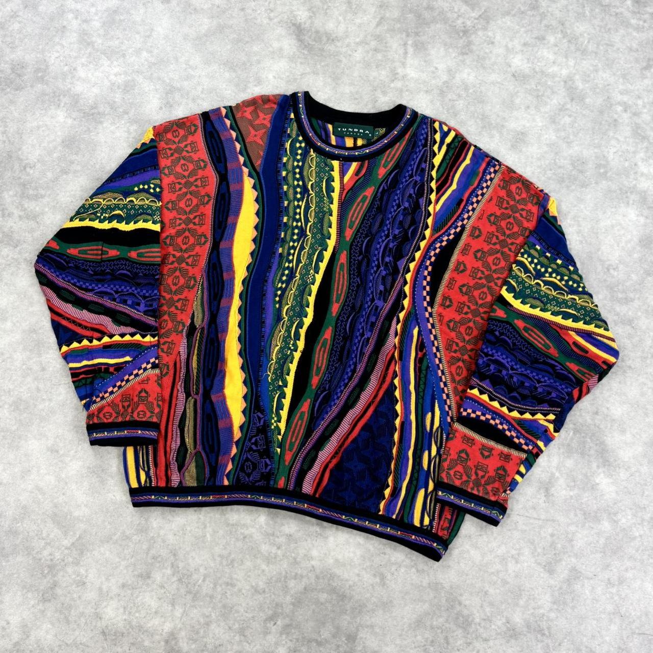 Vintage Tundra 3D knit jumper