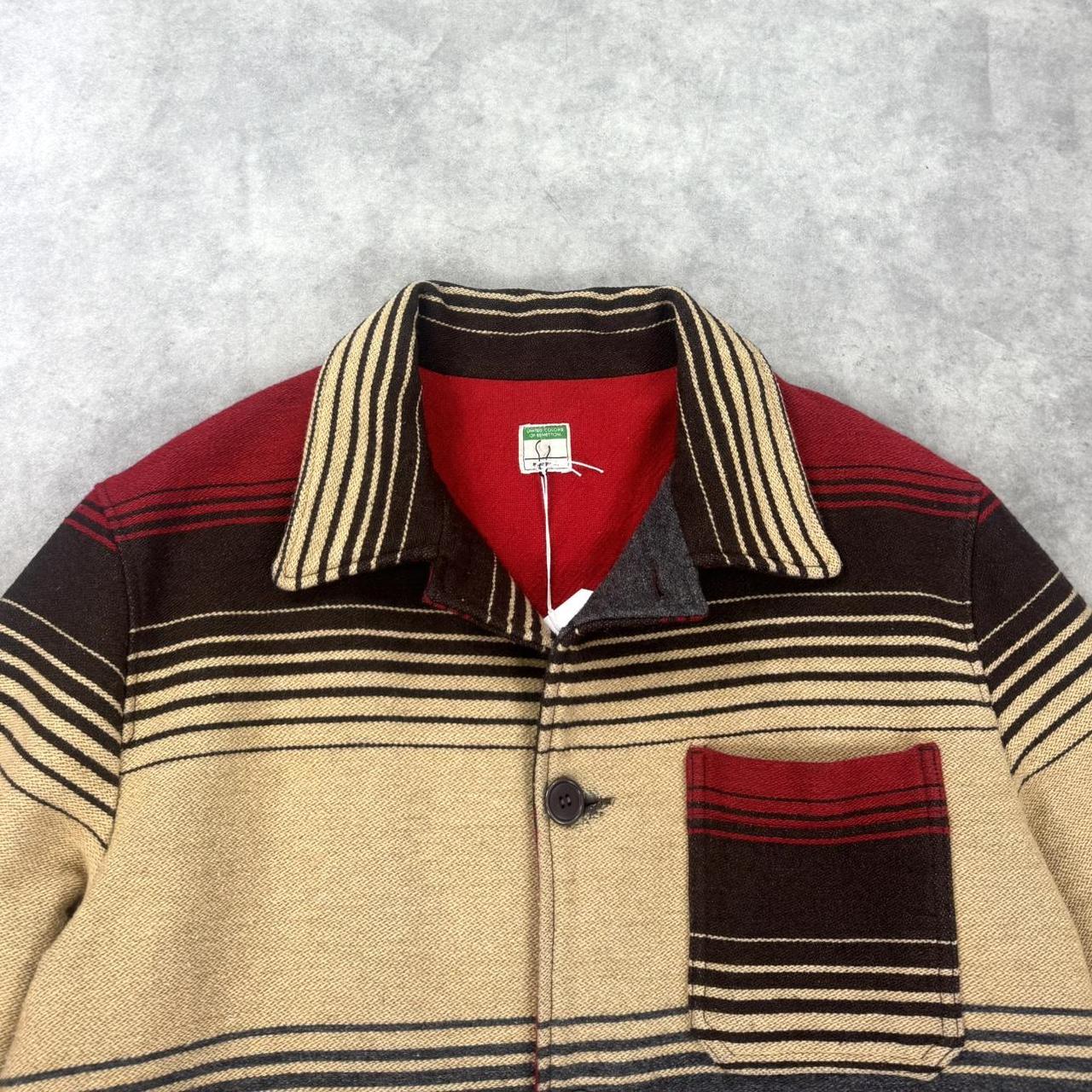 Vintage Benetton blanket jacket