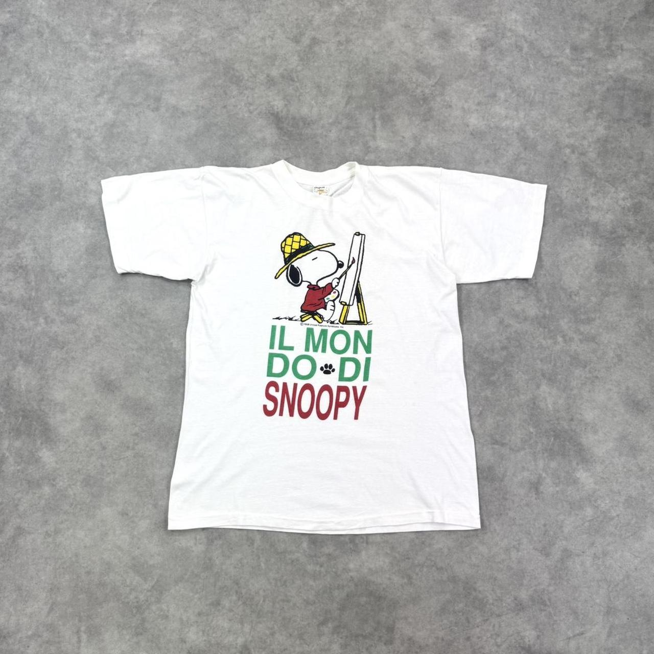 Vintage Snoopy print t-shirt