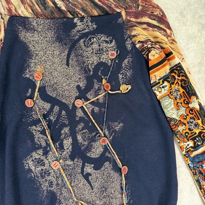 Save The Queen Print Top