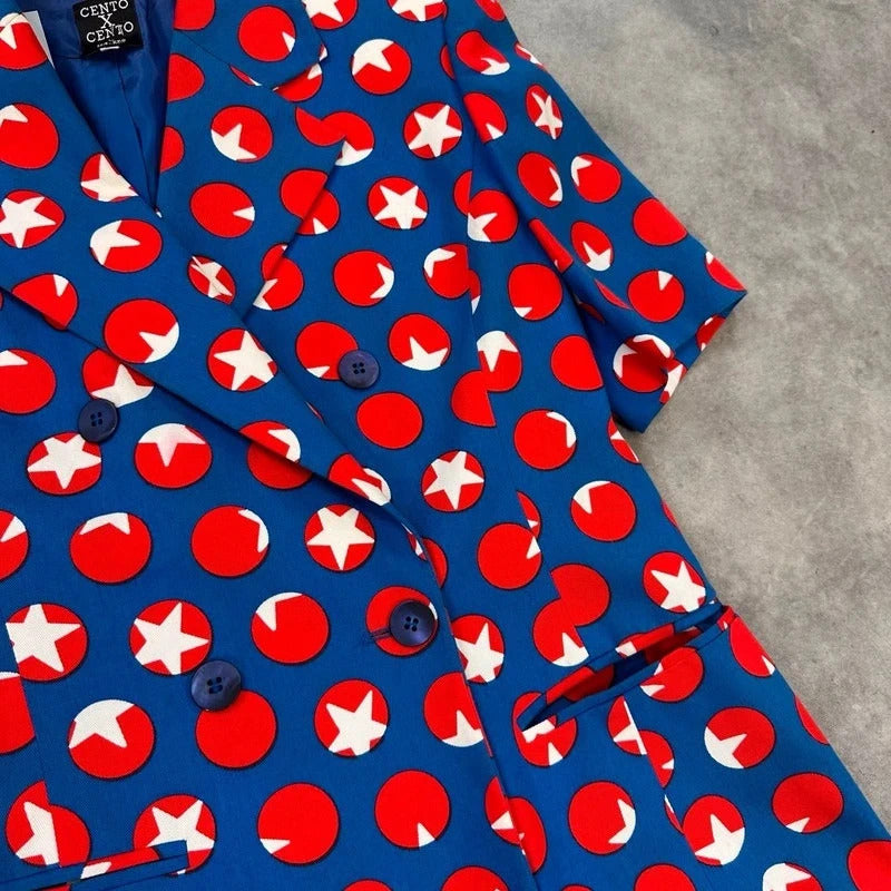 Cento iceberg pop art blazer