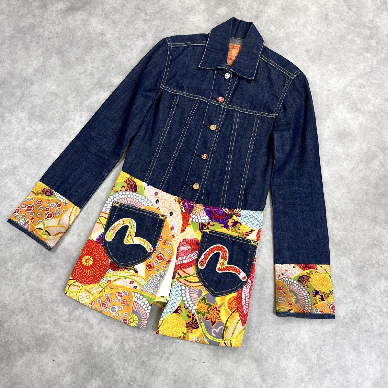 Evisu denim coat