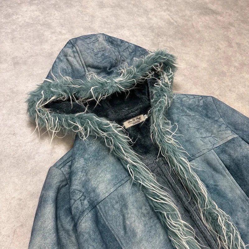 Faux sheering Penny lane coat