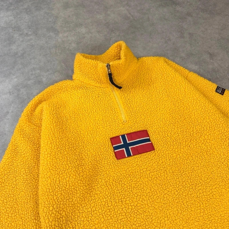 Vintage Napapijri sherpa fleece