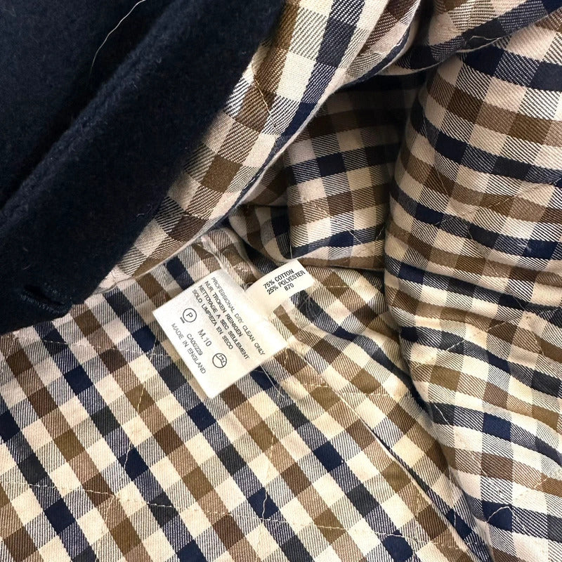 Aquascutum double breasted wool coat