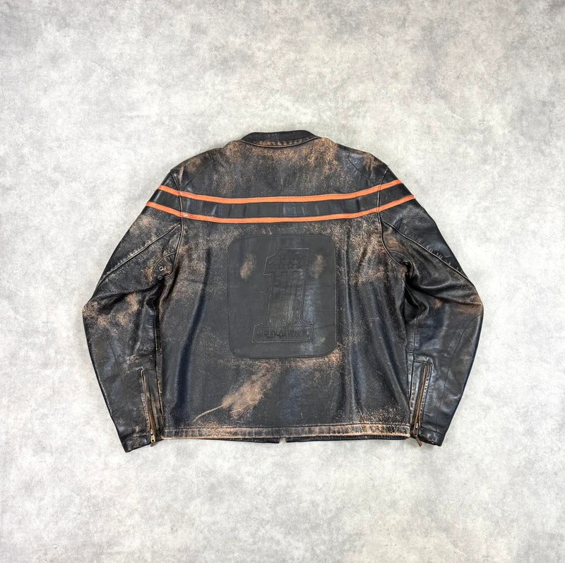 Vintage Harley Davison leather jacket