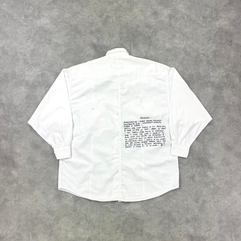 Vintage Moschino print shirt