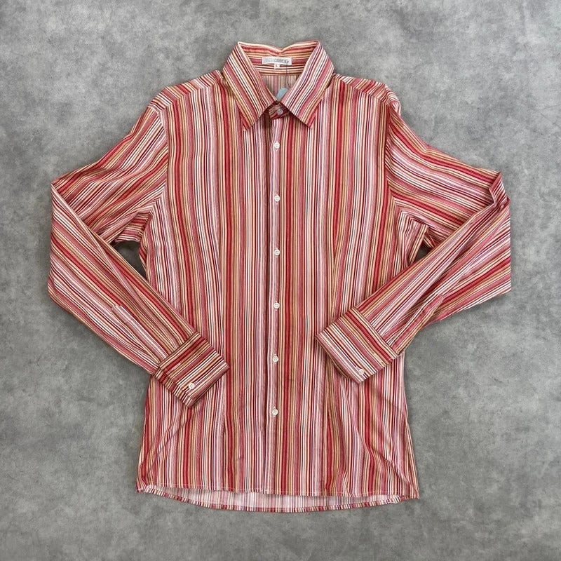 Y2K pinstripe shirt