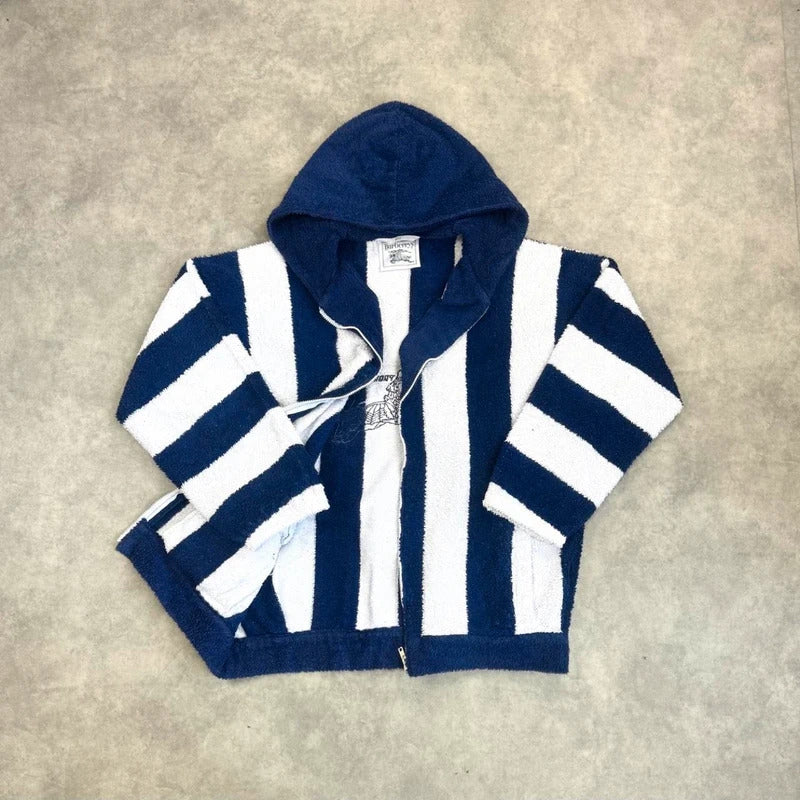 Vintage 80s Burberry towelling jacket