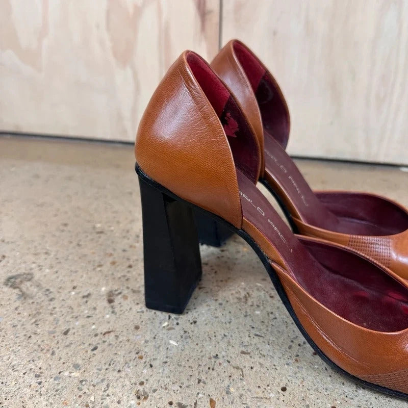 Giancarlo Paoli leather heels