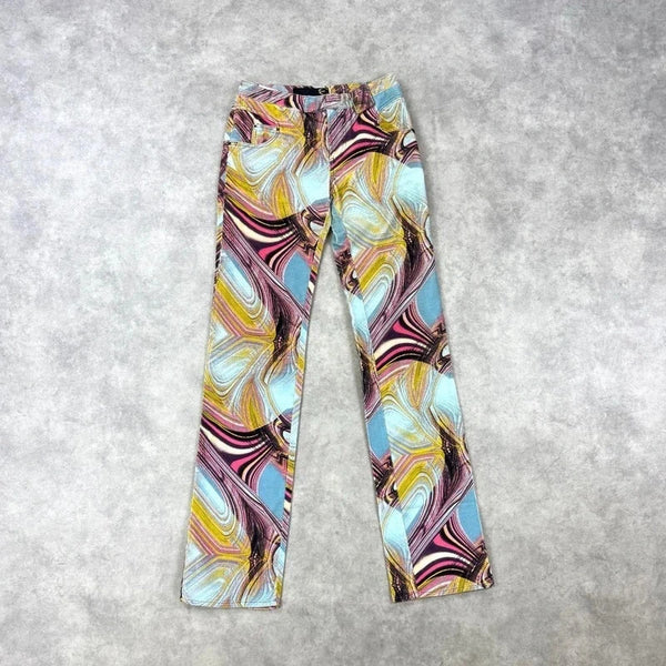 Roberto Cavalli print trousers 00s